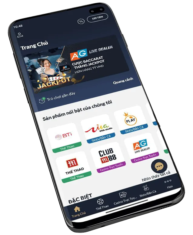 Giao diện cá cược trực tiếp trên điện thoại di động, thể hiện tính năng live betting của W88 App